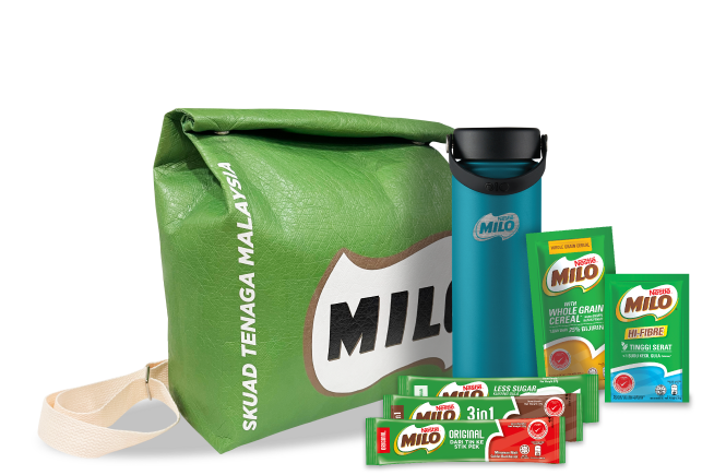 50x BONUS PRIZES MILO® CHAMPION’S PACK