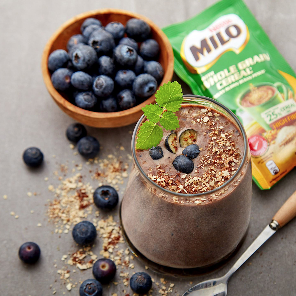 MILO® Frappé Pudina Blueberi